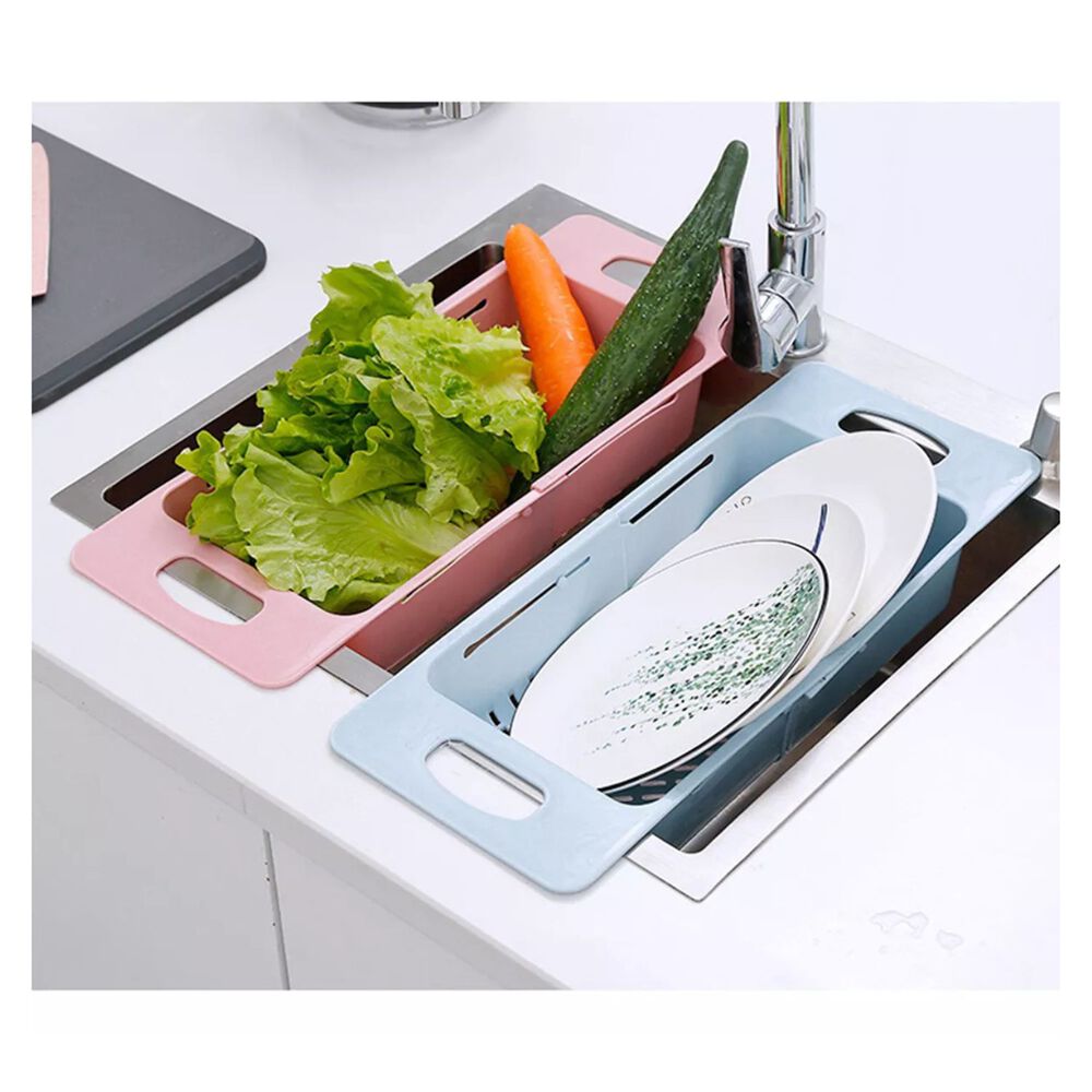 Escurridor De Cocina De Verduras 48cm Color Celeste image number 3.0