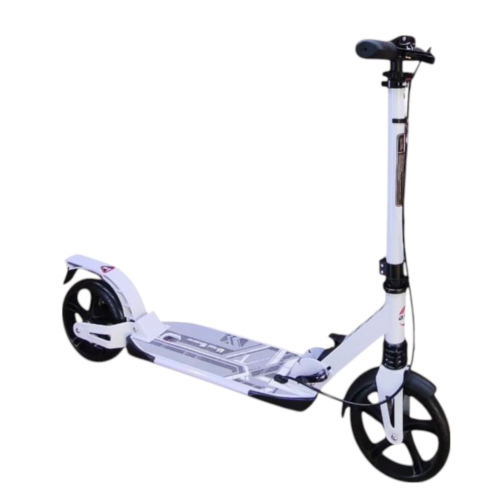 Scooter Monopat&iacute;n Ni&ntilde;os Adultos Con Freno Disco Blanco image number 4.0