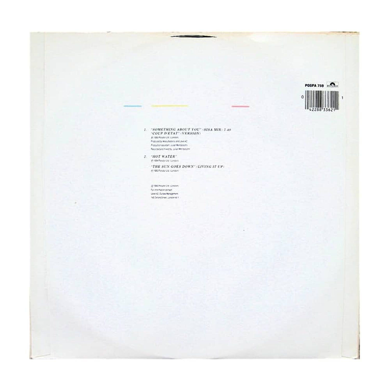 Level 42 - Something About You (limited Edition) | 12" Maxi Single Usado image number 1.0