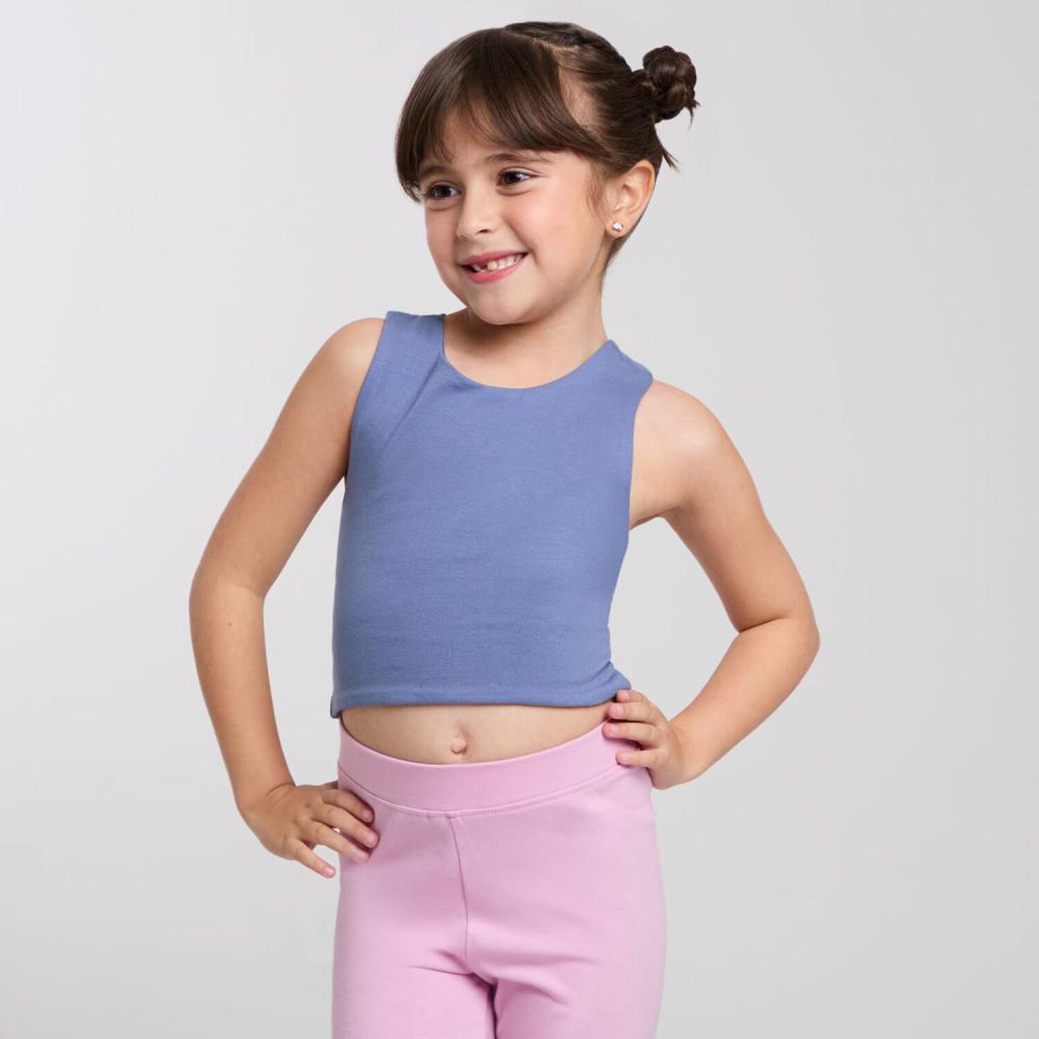 Polera Sin Mangas Cuello Redondo Ni&ntilde;a Topsis image number 2.0