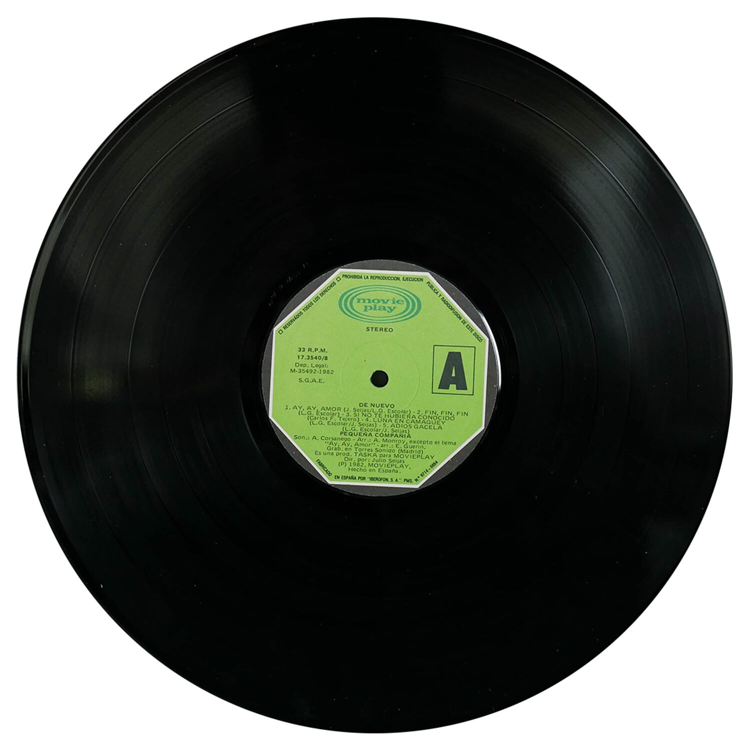 Peque&ntilde;a Compa&ntilde;&iacute;a - De Nuevo | Vinilo Usado image number 2.0