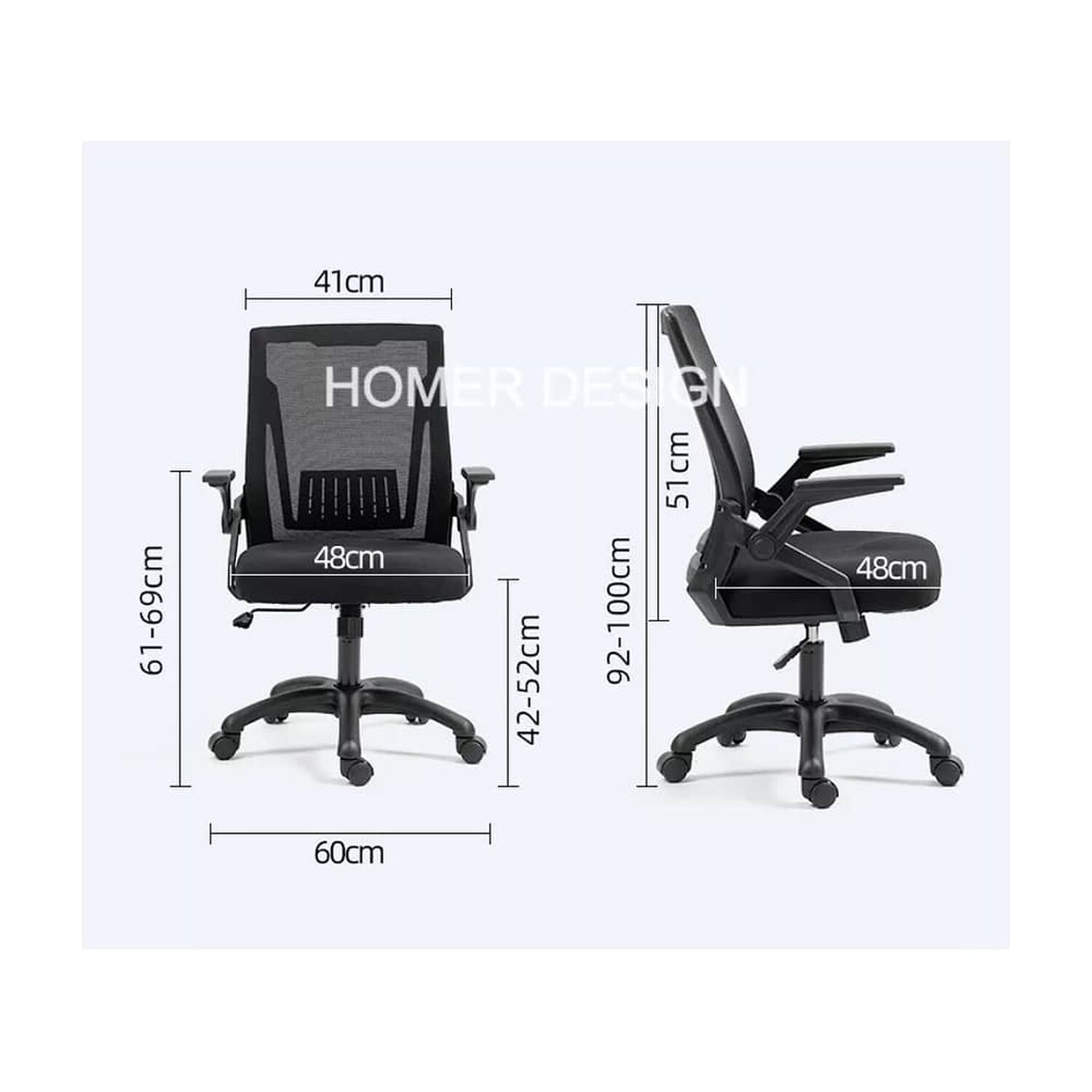 Silla De Oficina Escritorio Ejecutiva Con Asiento De Memoria image number 1.0