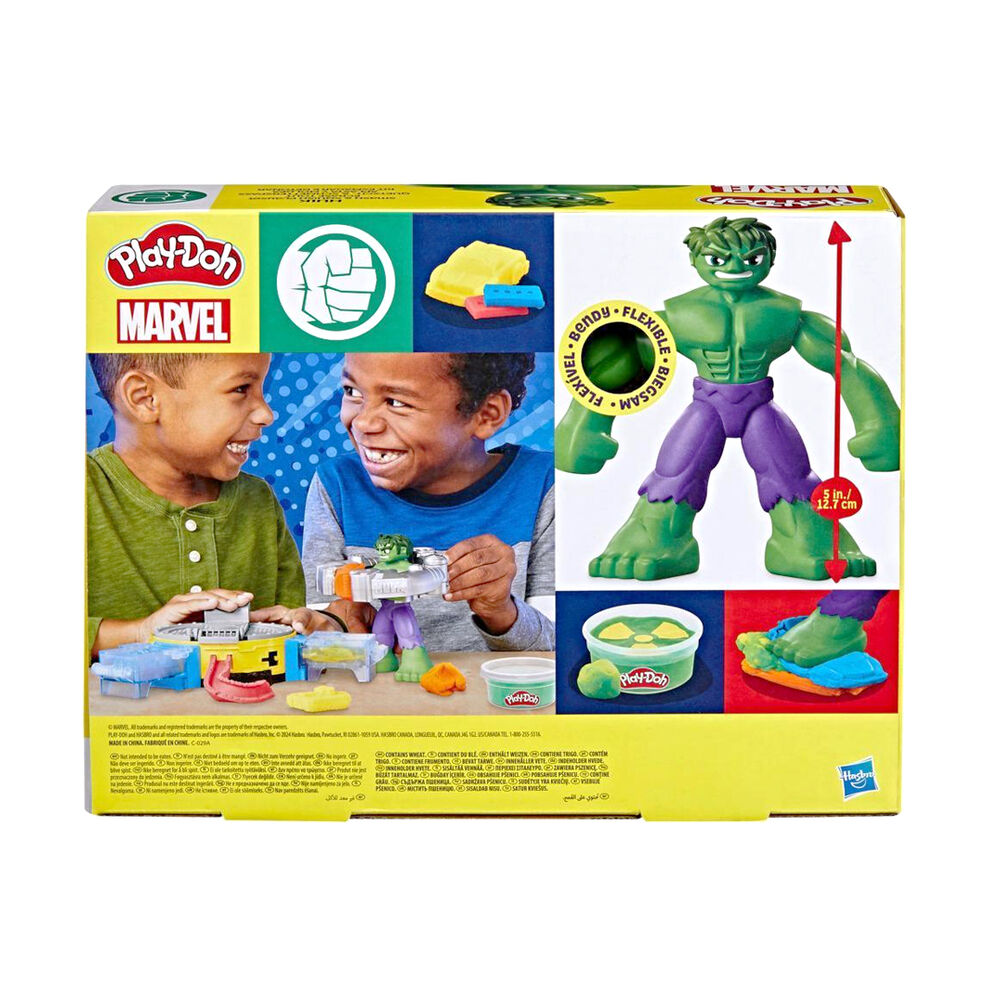 New Play-doh Hulk Aplasta Y Moldea - Hasbro image number 1.0