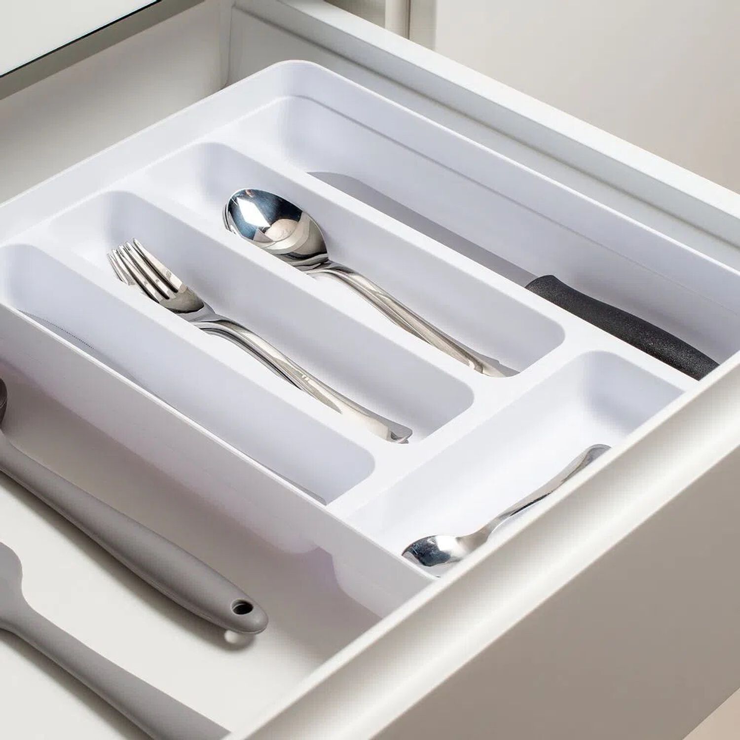 Conjunto Organizador Cubiertos Blanco image number 2.0