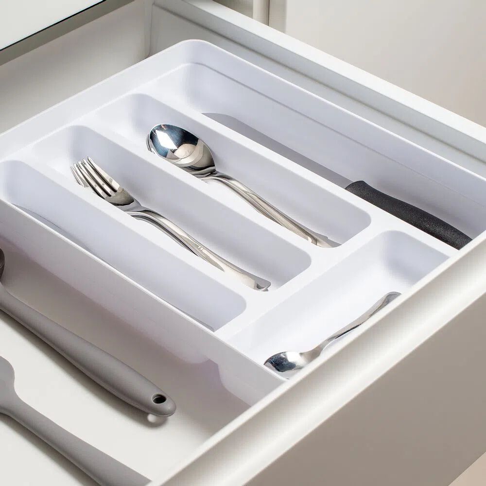 Conjunto Organizador Cubiertos Blanco image number 2.0