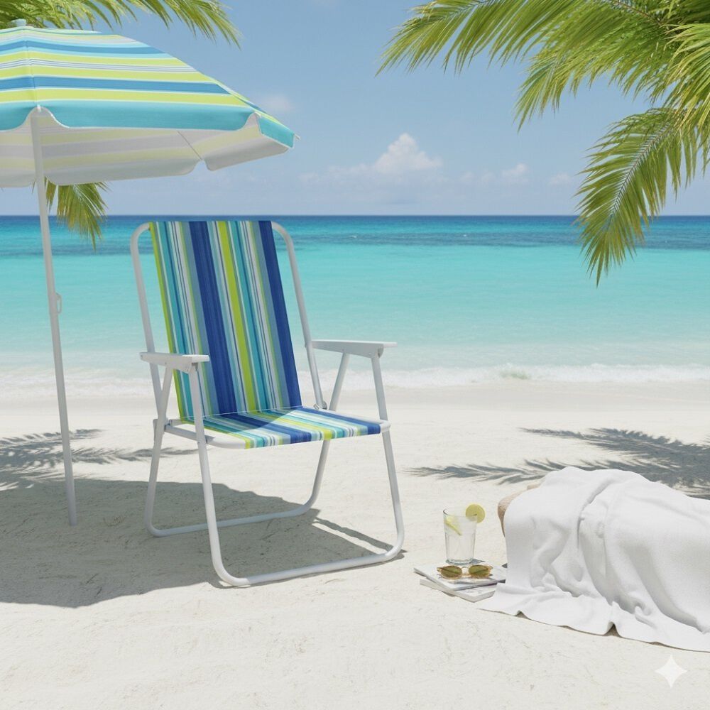 Silla Plegable Camping Picnic Piscina Verano Playa Port&aacute;til image number 3.0