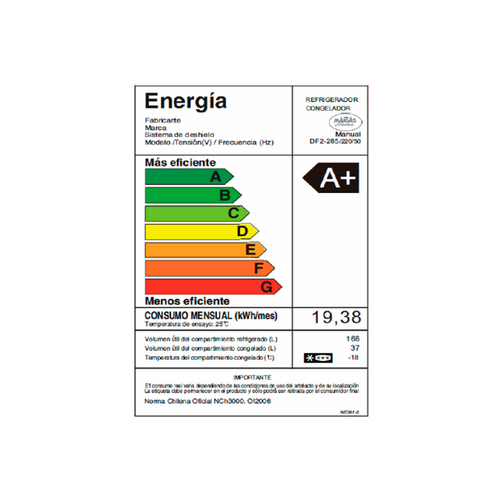 Refrigerador Frio Directo 205 Lts image number 2.0