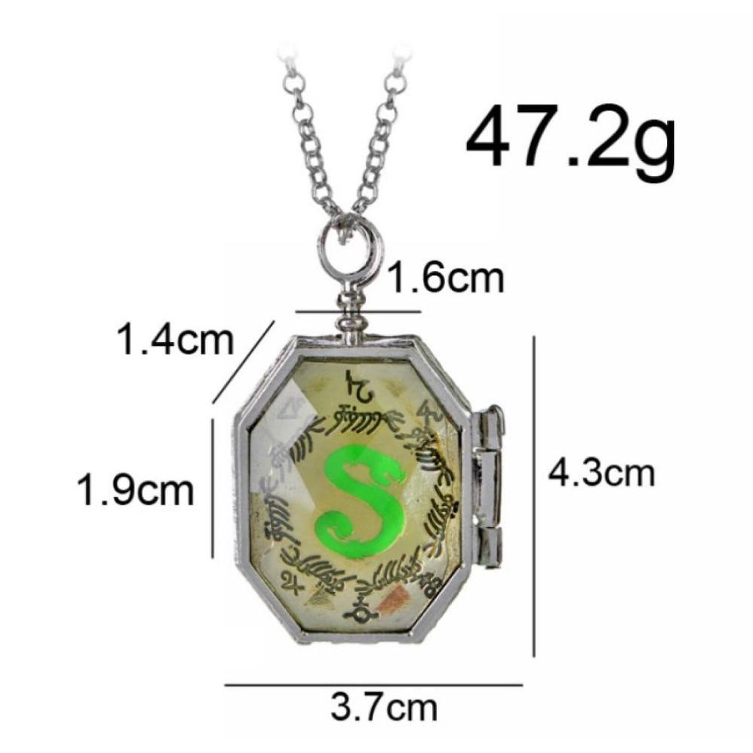 Collar Guardapelos Salazar Slytherin Horrocrux Harry Potter image number 1.0