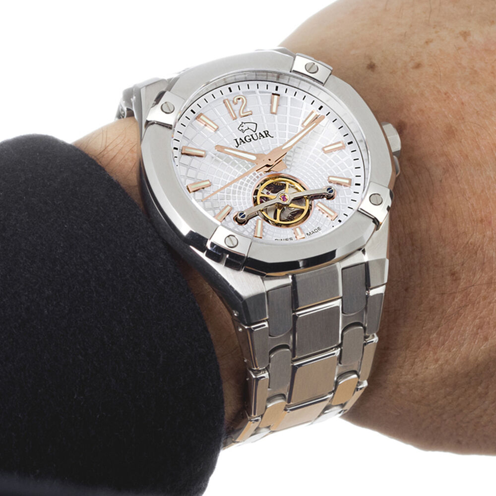 Reloj J1007/1 Jaguar Swiss Blanco Hombre Automático image number 2.0