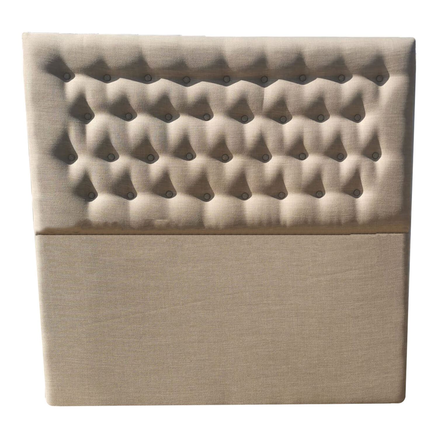 Respaldo Hvm 2p Botone Beige Lino Piso image number 0.0