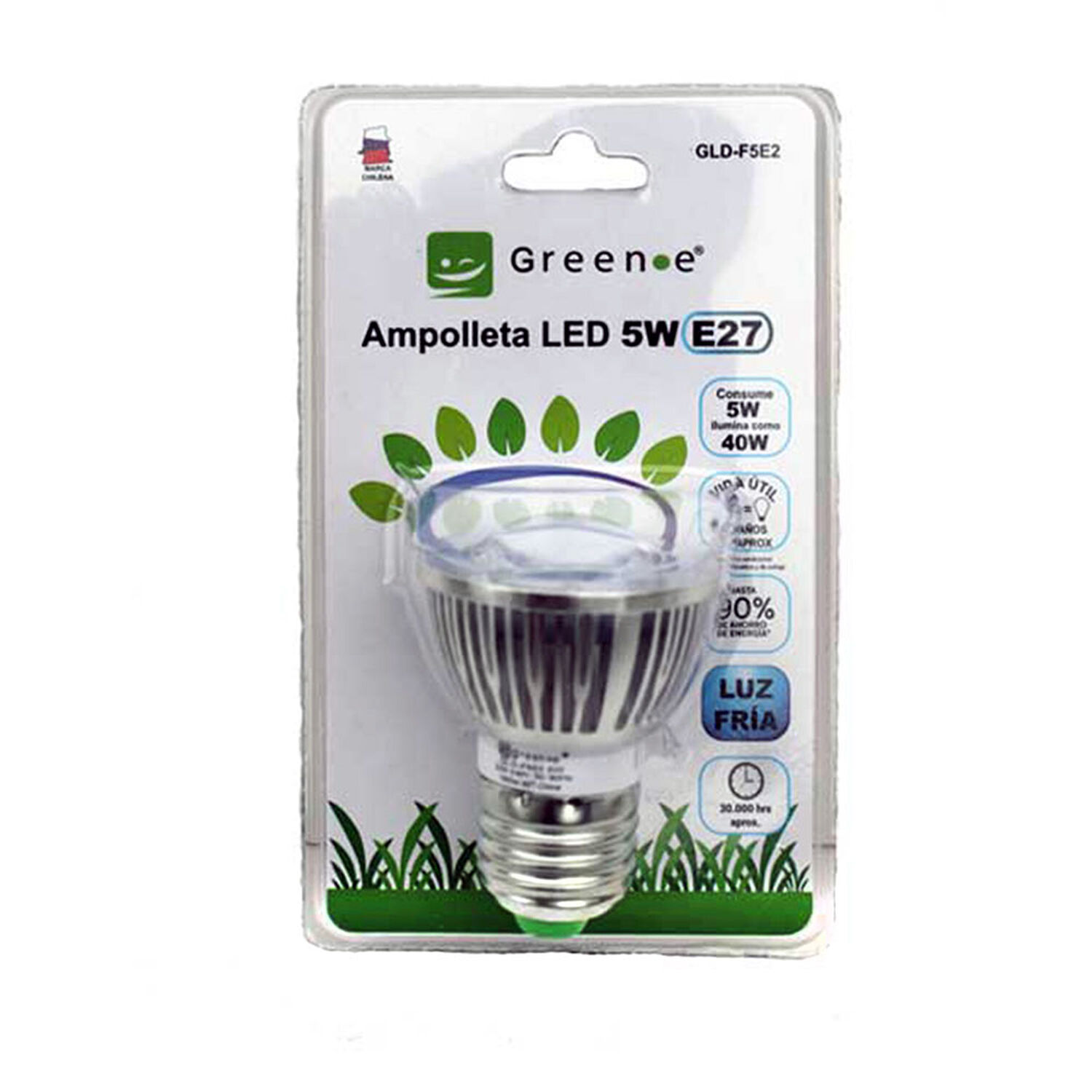 Ampolleta Led 5w Luz Fr&iacute;a E27. Cob image number 0.0