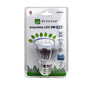 Ampolleta Led 5w Luz Fr&iacute;a E27. Cob