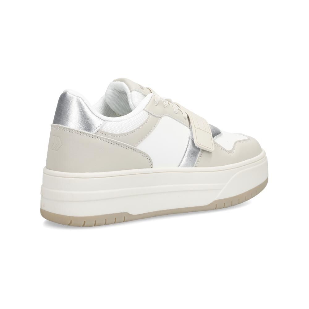 Zapatilla Urbana Mujer Rolly Go Beige image number 3.0