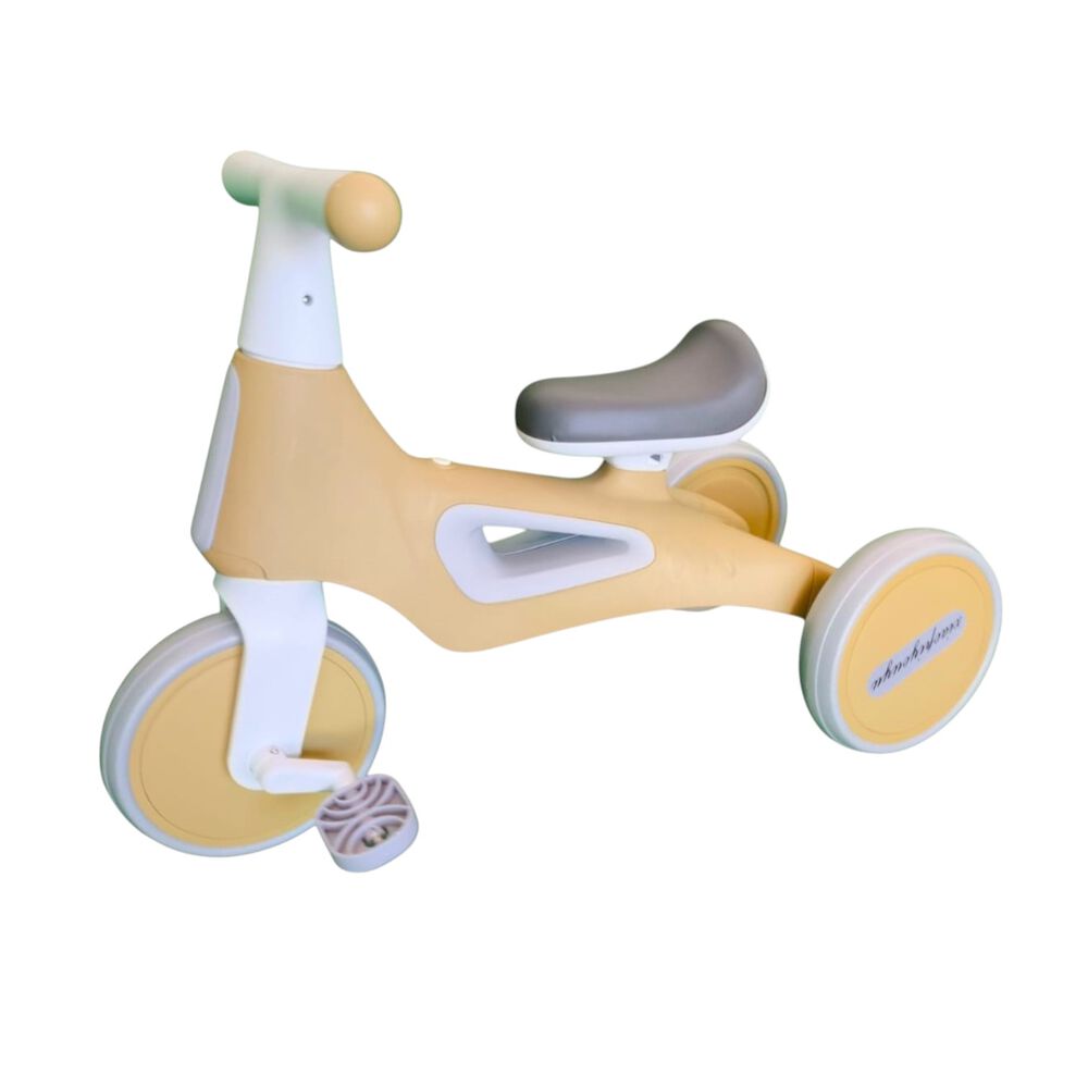 Triciclo Infantil Multifuncional 5 En 1 Con Pedales Amarillo image number 2.0