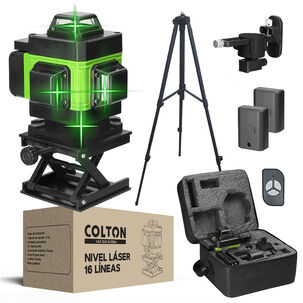 Nivel Láser 16 Líneas Colton Auto + 2 Baterías + Trípode