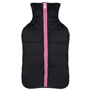 Guatero Thermicachile 2 Lt Parka Negra Cierre Rosado