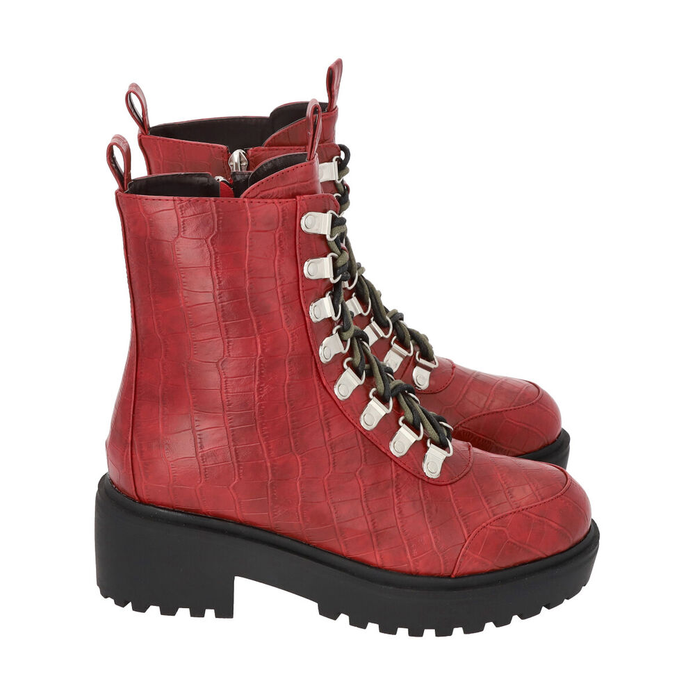 Botin Rojo Mujer London 46 Police image number 2.0