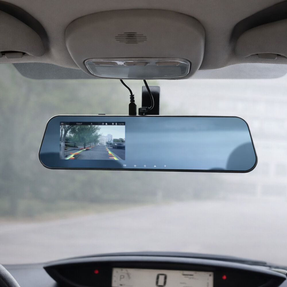 Dashcam Espejo Retrovisor Dual C&aacute;mara Frontal Y Trasera Fhd image number 5.0