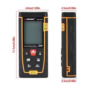 Medidor De Distancia Laser Digital 50 Metros