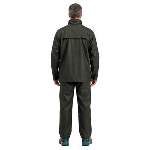 Traje Impermeable Alaska Pu/pvc Verde Petr&oacute;leo