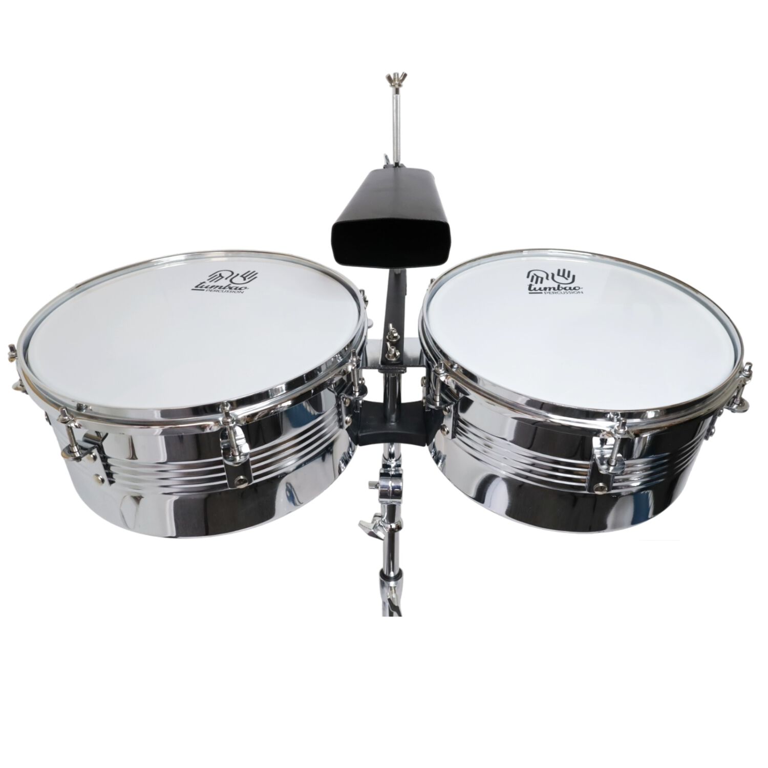 Timbales 13x14xh6.5'' Plateada Tumbao image number 1.0