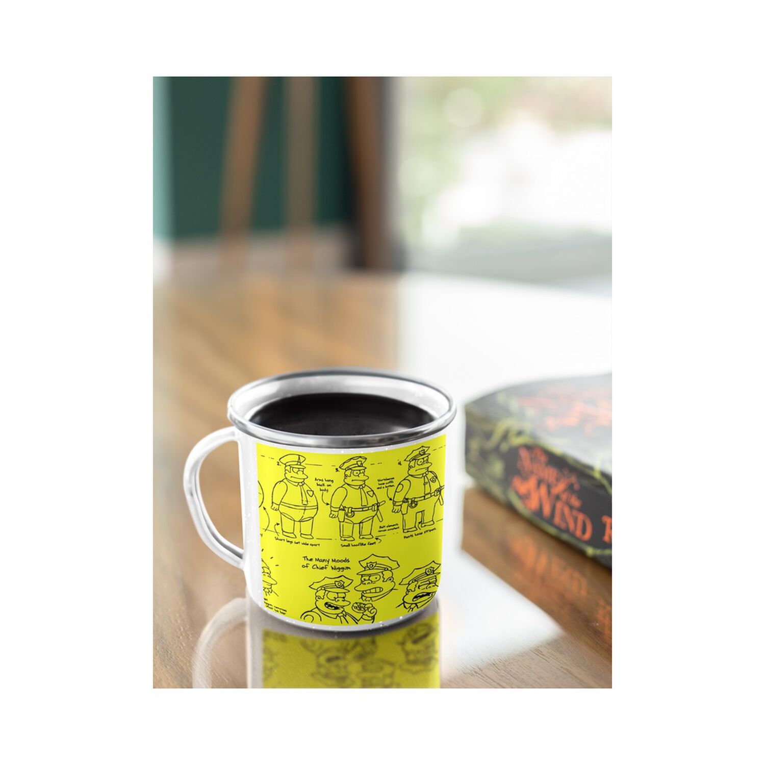 Taza Enlozada Lechera Jefe Gorgory Policia Los Simpson image number 3.0