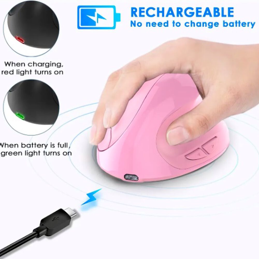 Mouse Vertical Recargable image number 3.0