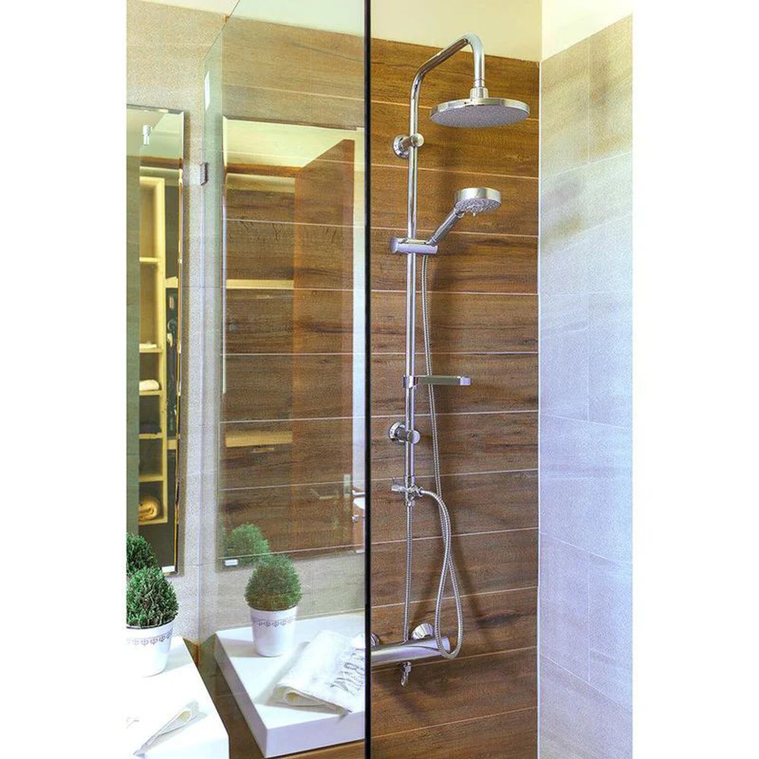 Columna De Ducha Modelo Venti Marca Stretto (sin Monomando) image number 3.0