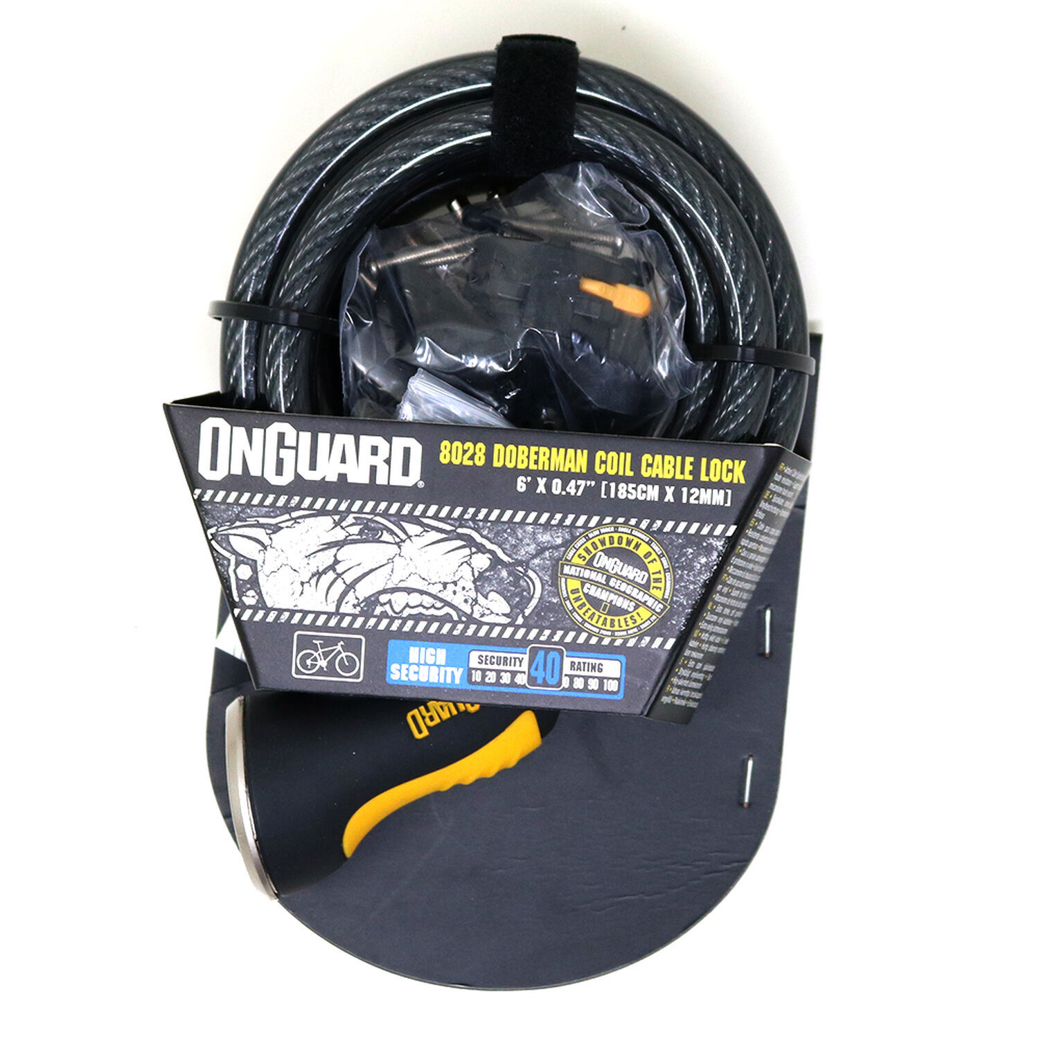 Candado Onguard Llave Espiral Doberman 185cmx10mm image number 3.0