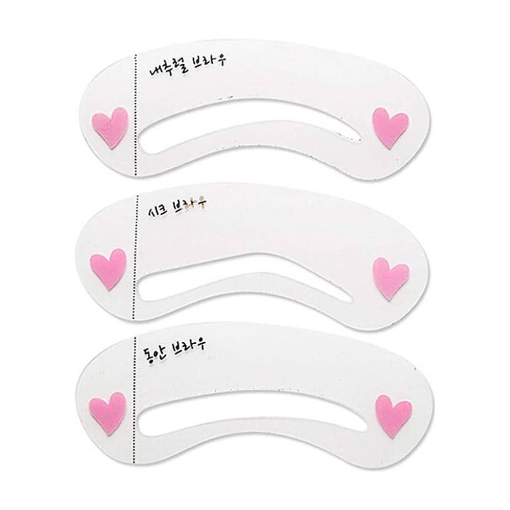 L&aacute;piz Sello Polvo Para Ceja Plantilla Cepillo Marr&oacute;n Oscuro image number 3.0