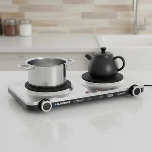 Cocinilla Encimera El&eacute;ctrica 2 Platos Potencia 2200w Marca Blaupunkt