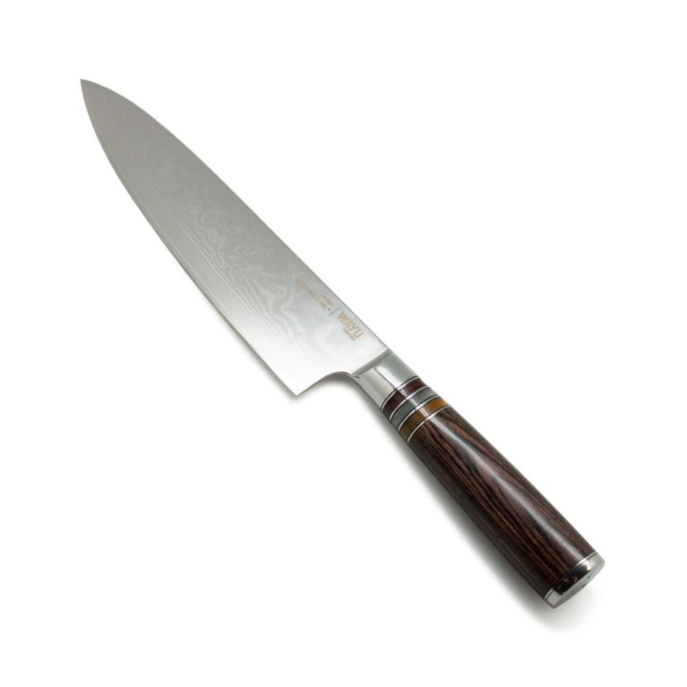 Cuchillo Damascus Brown Pakka Wayu Limited image number 2.0