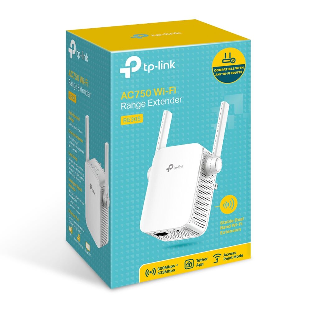 Extensor De Rango Tp-link Re205 Ac750 Wifi Dual Band image number 2.0