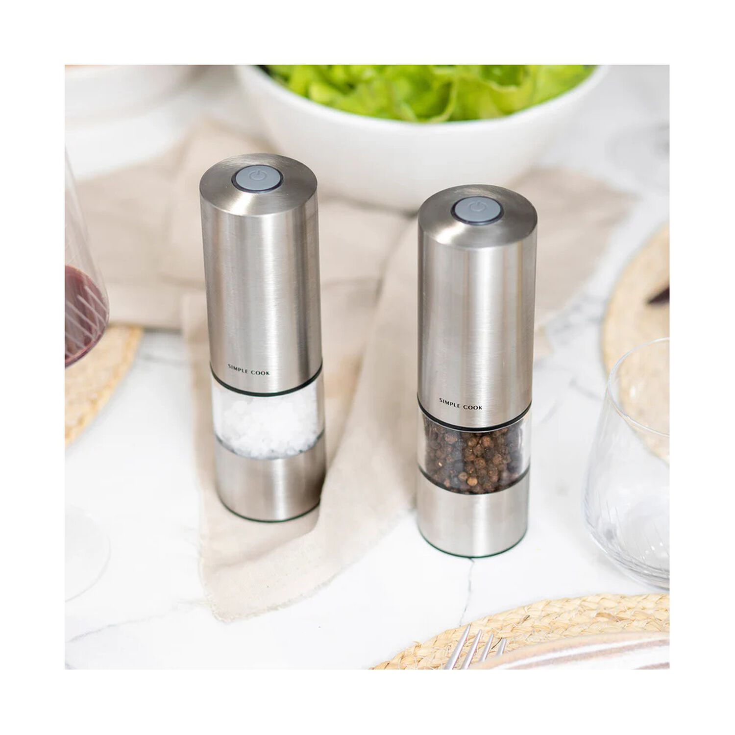 Salero Pimentero Recargable Power Spice Simplecook image number 2.0