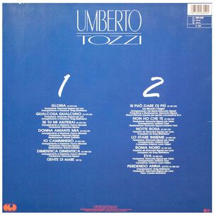 Umberto Tozzi - Minuti Di Un Eternita | Vinilo Usado