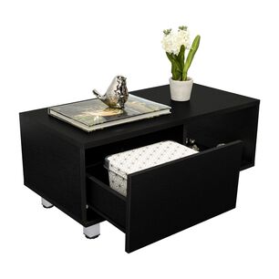 Mesa De Centro 1 Cajon Fm-017n - Negro