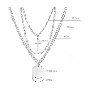 Cadena Acero 3 En 2 Dorado