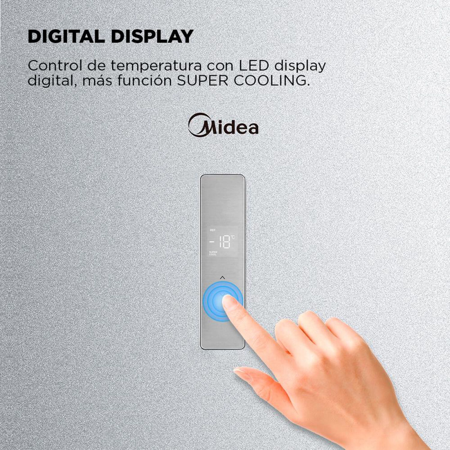 Refrigerador Bottom Freezer Midea MDRB489MTE50 / No Frost / 330 Litros / C image number 7.0