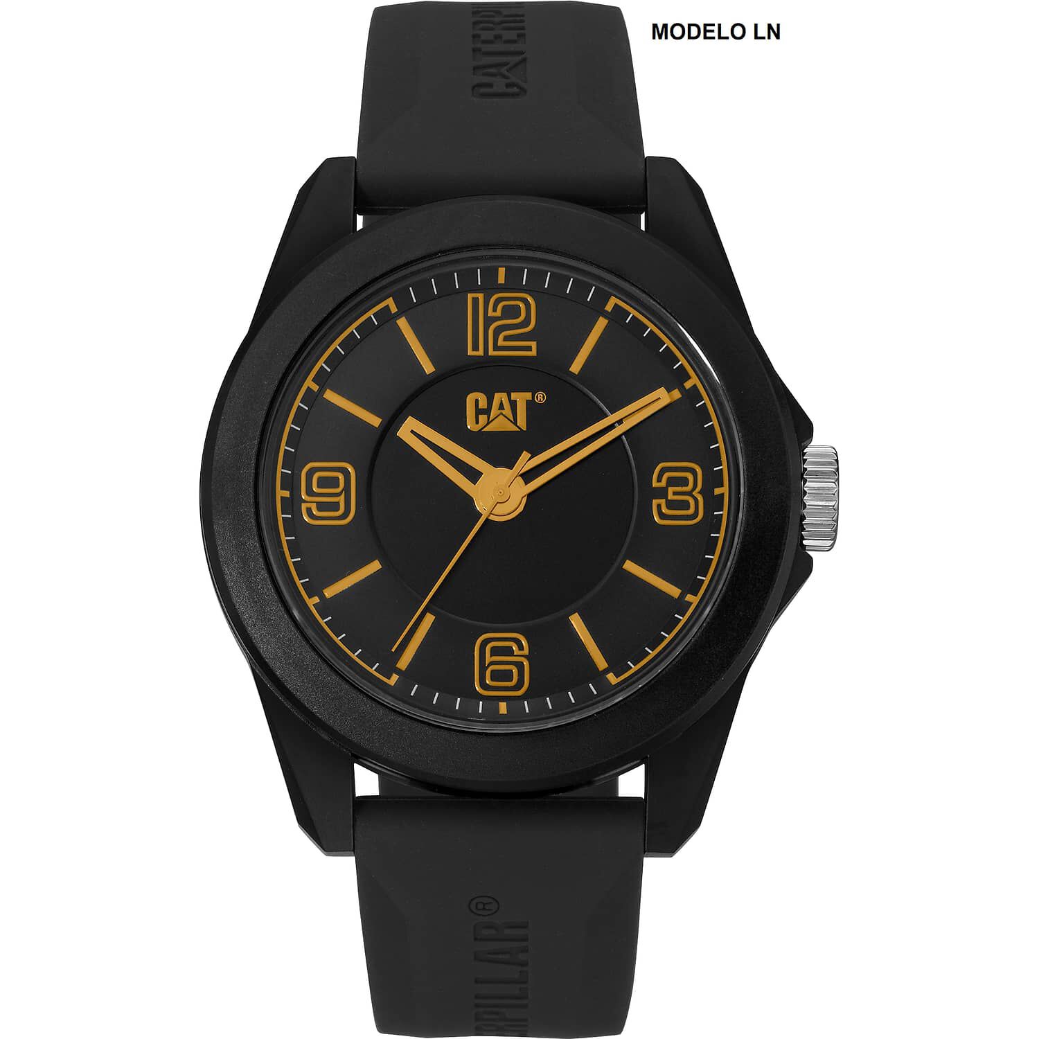 Correa Pulsera Cat Hombre Ln-21 Negro image number 2.0