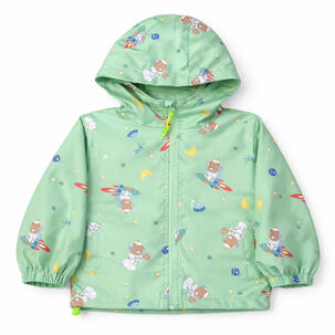 Chaqueta Ni&ntilde;o Impermeable Con Capucha Cortaviento Infantil