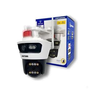 C&aacute;mara De Seguridad Jortan Doble Lente Wifi Exterior