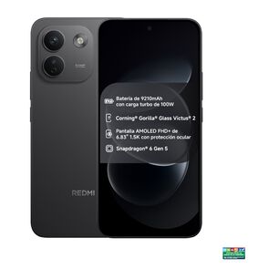 Smartphone Xiaomi Redmi Note 17 Pro Max / 5G / 256 GB / Negro / Liberado + Redmi Headphone Neo