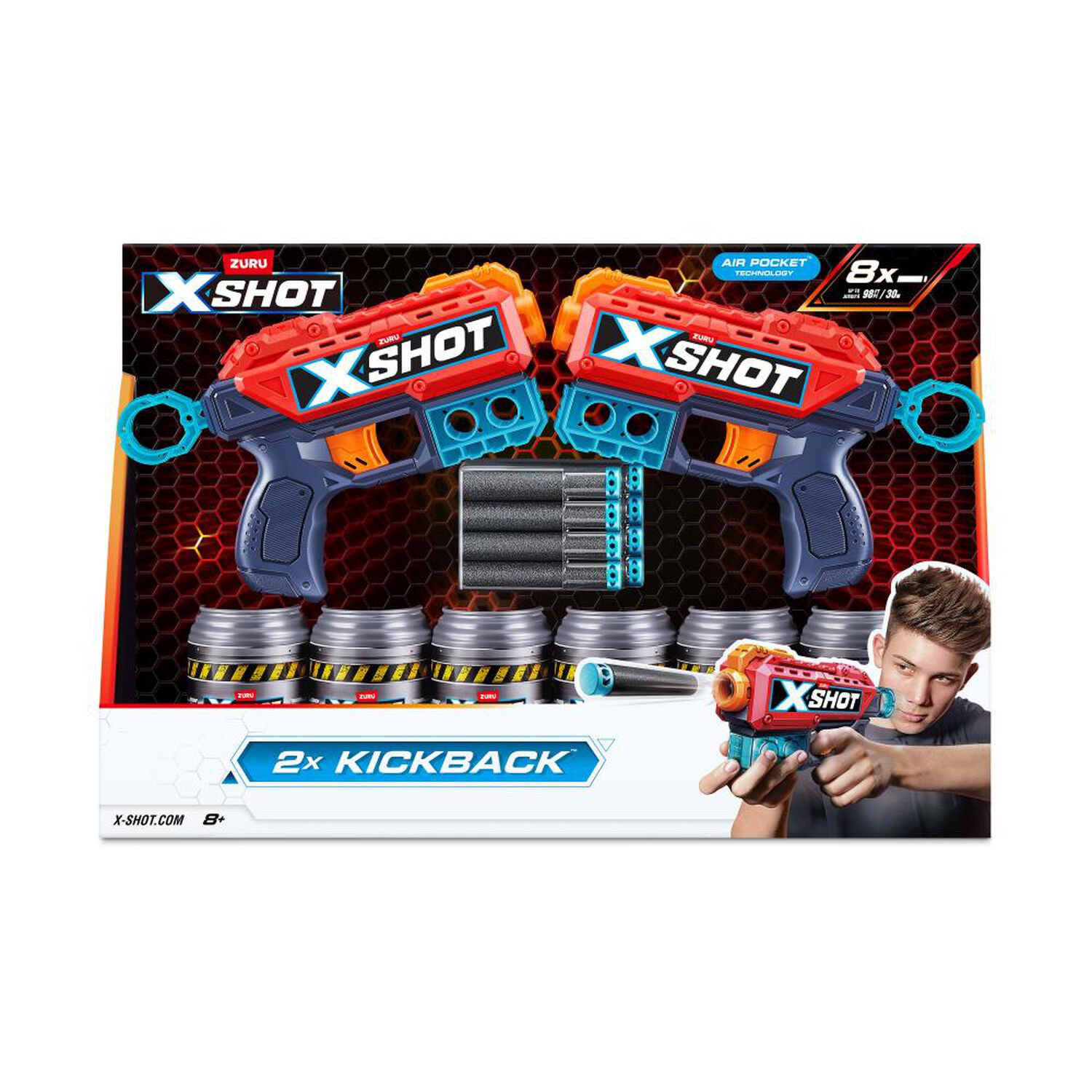 Lanzador X-shot 2x Kickback image number 2.0
