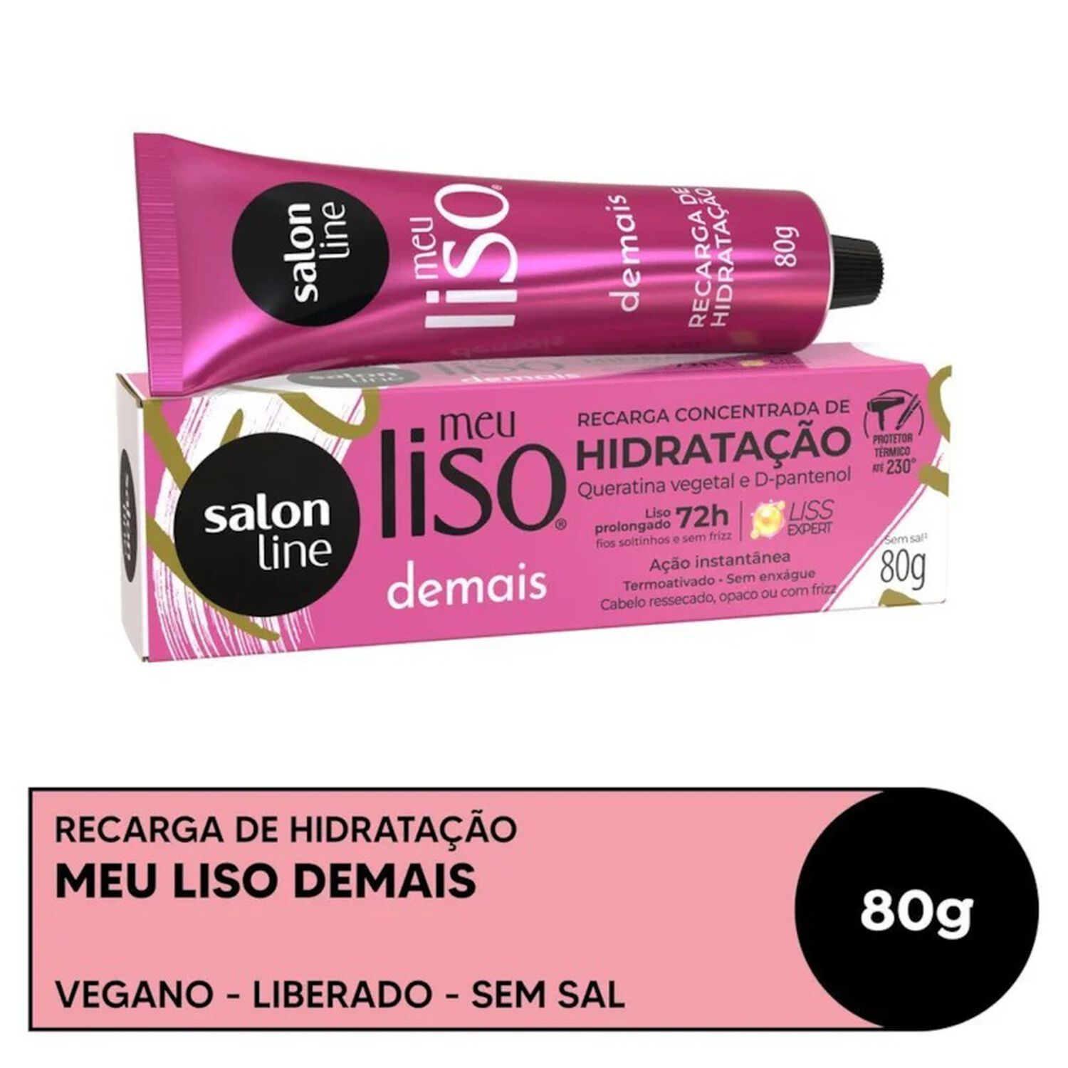Recarga De Hidratacion Meu Liso De 80gr Salonline image number 1.0