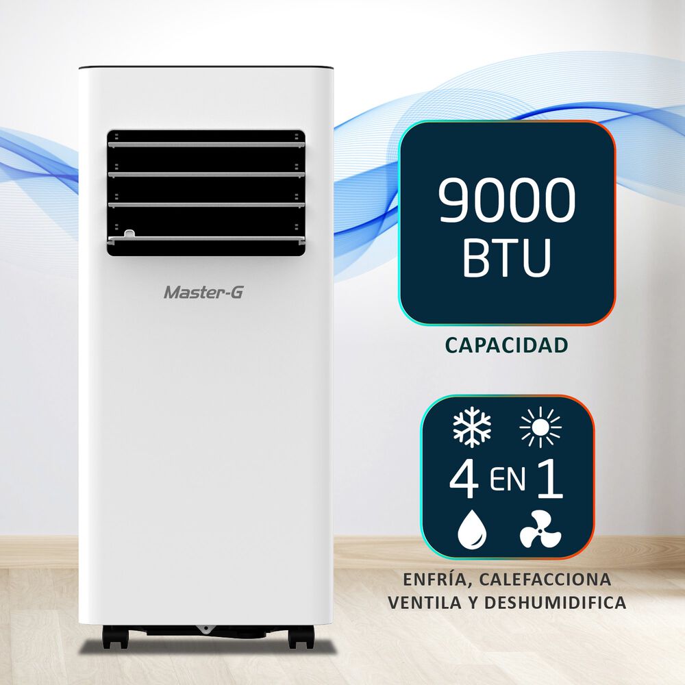 Aire Acondicionado Port&aacute;til Wifi 9000 Btu 4 En 1 Mgac9porwf image number 2.0