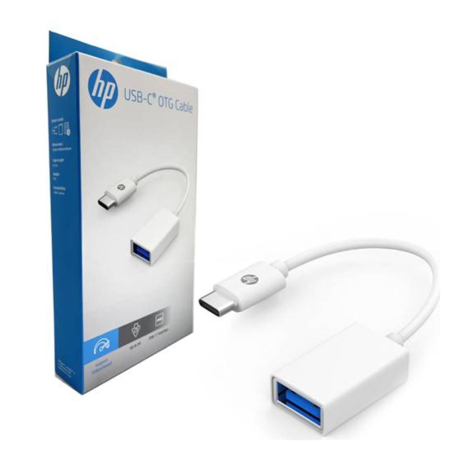 Adaptador Otg Usb C A Usb 3.0 Hembra Blanco Dhc-ct105 image number 1.0