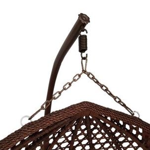 Silla Colgante Haw&aacute;i Xl Chocolate Coj&iacute;n Caf&eacute;