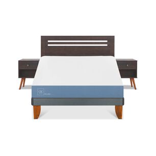 Cama Europea Cic Excellence / 2 Plazas / Base Normal + Set De Maderas