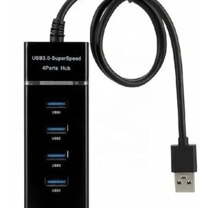 Hub Usb 3.0 De 4 Puertos Alta Velocidad Carga Rápida Y Datos