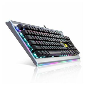 Teclado Mecanico Gamer Usb Rgb Gris Gk520